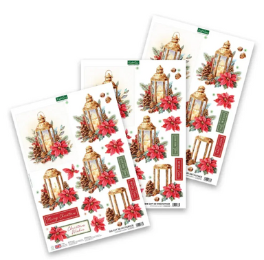Katy Sue Christmas Lantern Decoupage Die Cuts