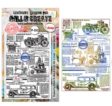 Aall & Create Global Gazette Clear Stamp