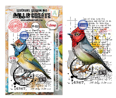 Aall & Create Cardinal Stare Stamp