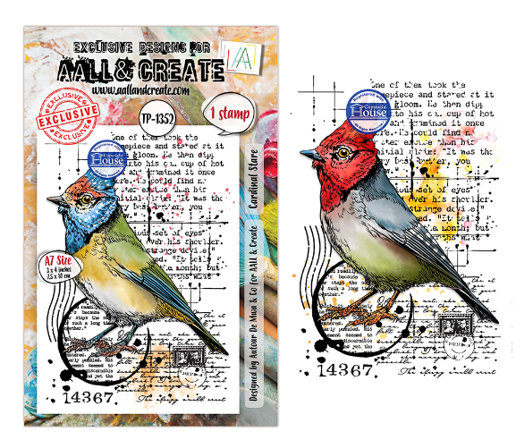 Aall & Create Cardinal Stare Stamp