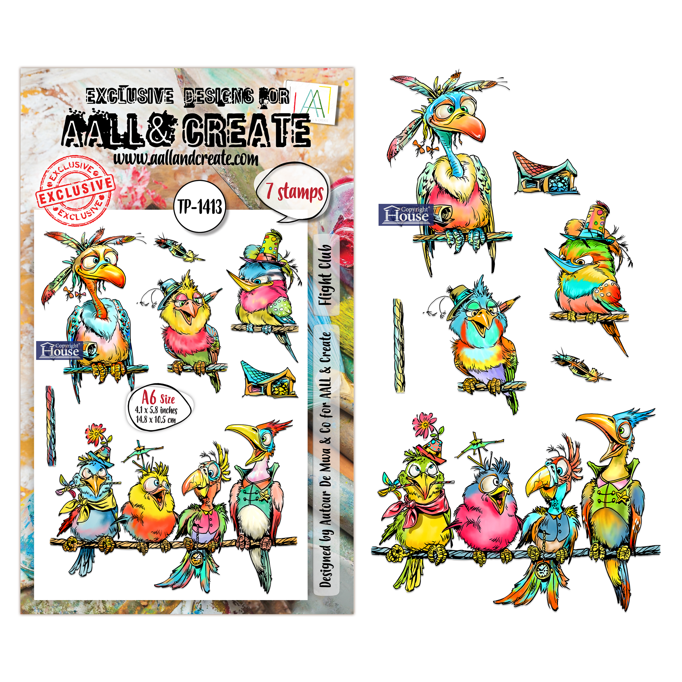 Aall & Create Flight Club Stamp