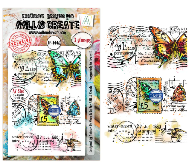 Aall & Create Fragments in Transit Clear A7 Stamp
