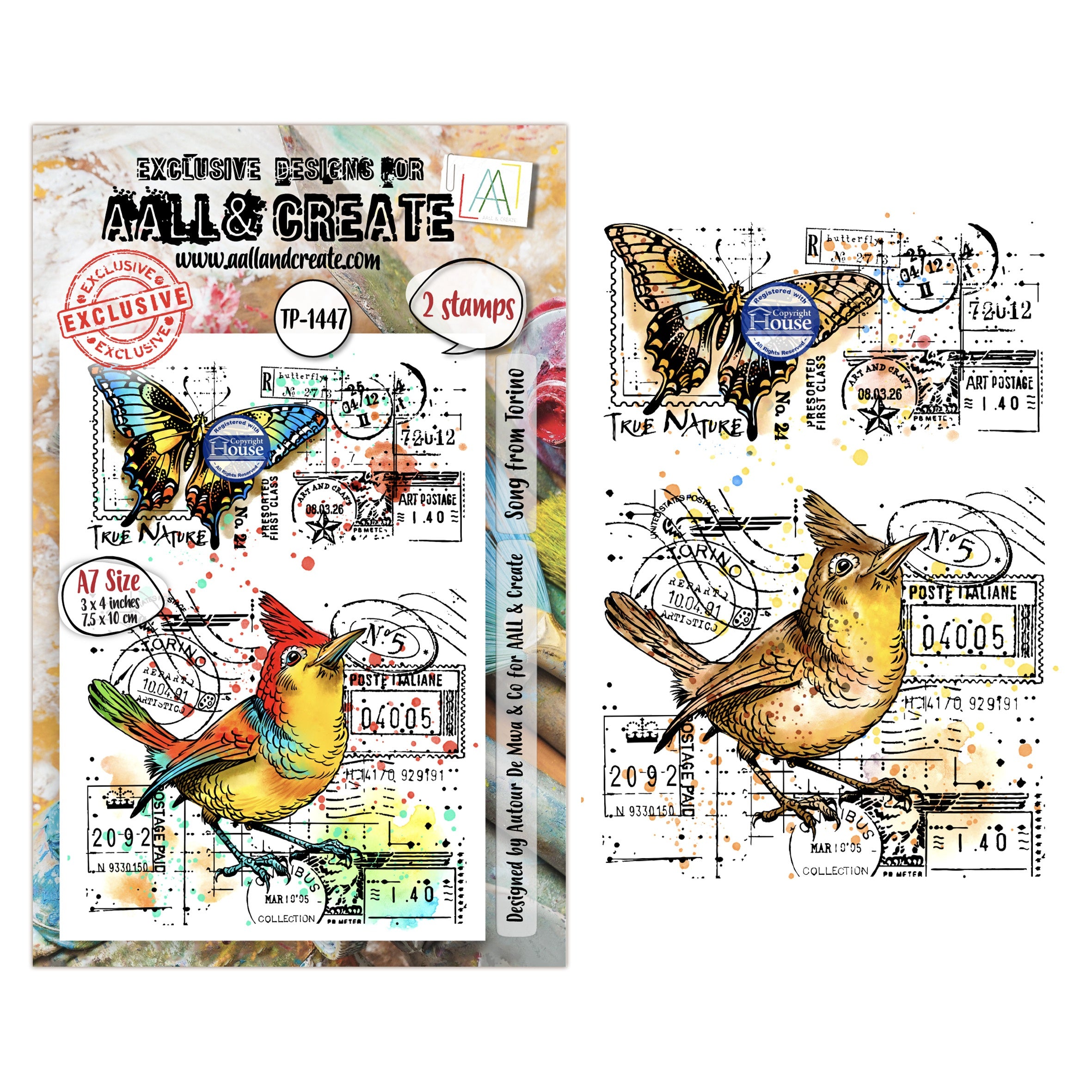 Aall & Create Song From Torino A7 Clear Stamp