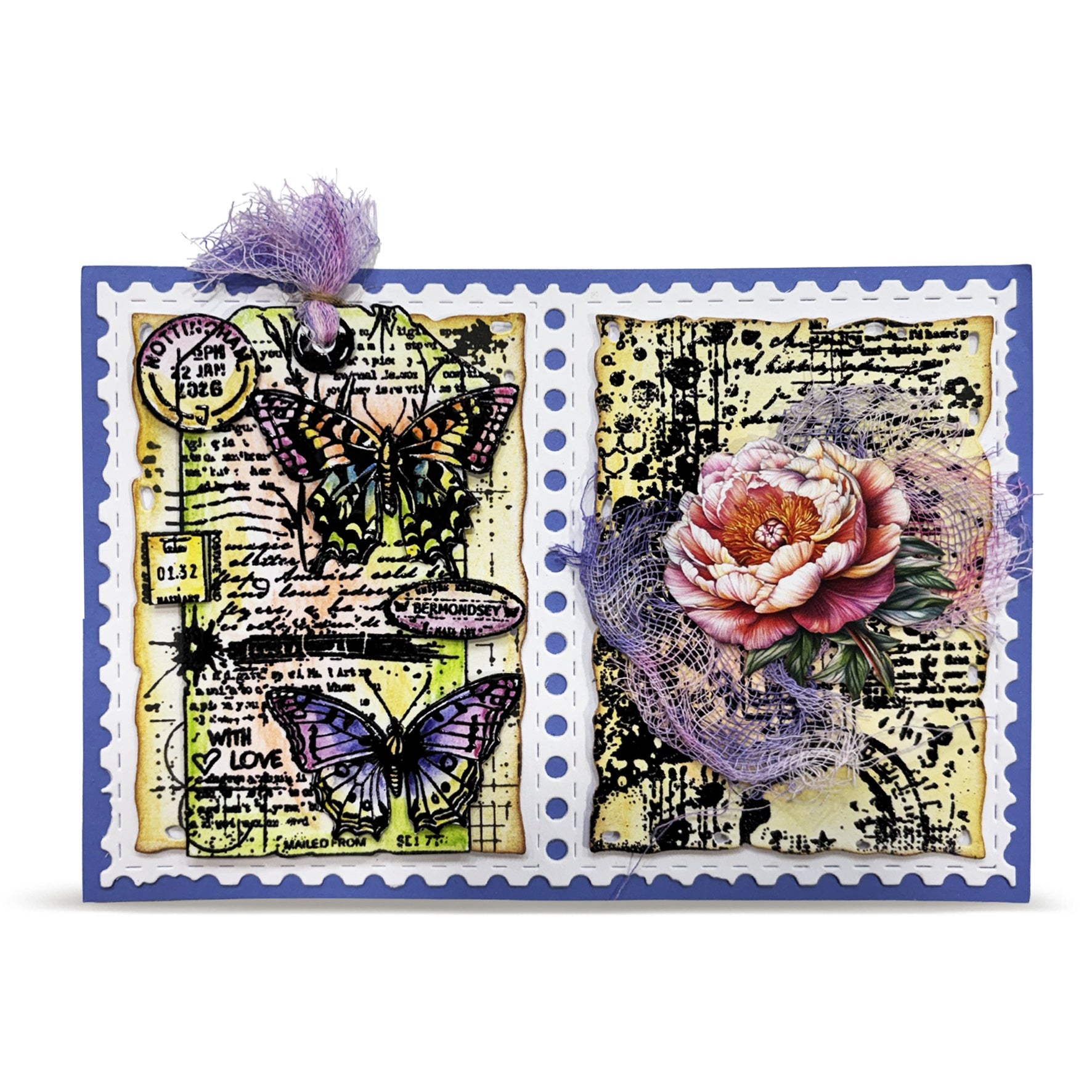 Aall & Create Chrono-stamped Tag A7 Clear Stamp