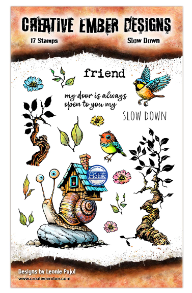 Creative Ember Designs Slow Down Stamps