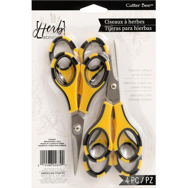 Cutter Bee Fussy Cutting Scissors 4PKG