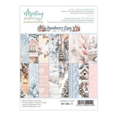 Mintay Snowberry Lane Add On Paper Pack