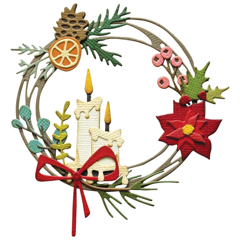 Sizzix Vault Festive Wreath Die