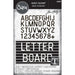 Sizzix Letterboard Dies/Embossing Folder