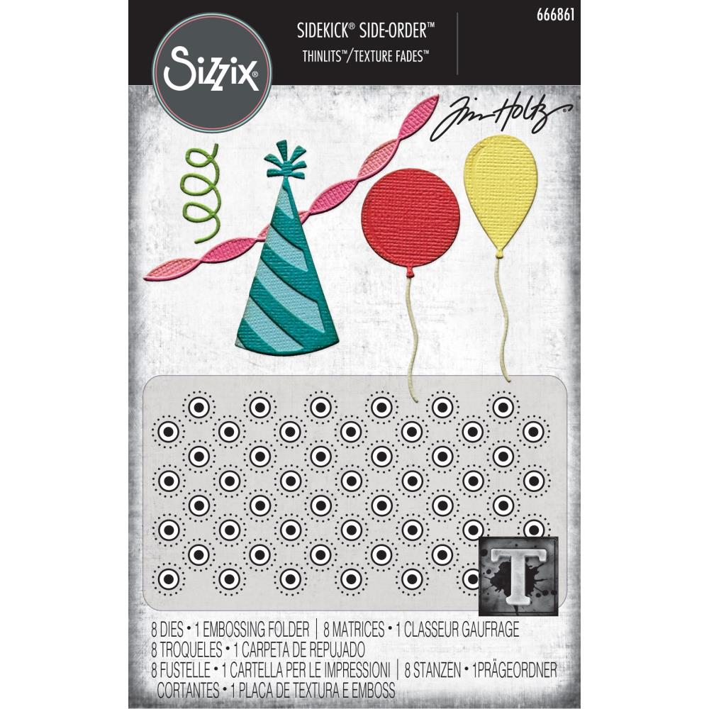 Sizzix Celebrate Dies/Embossing Folder For the Sidekick