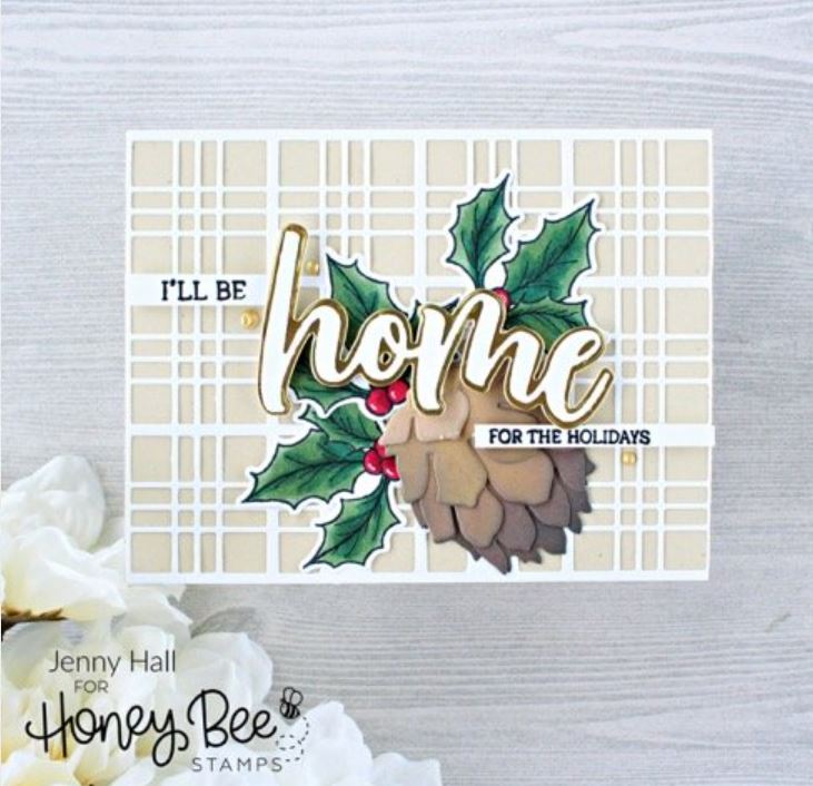 Honey Bee Lovely Layers: Pinecone Die