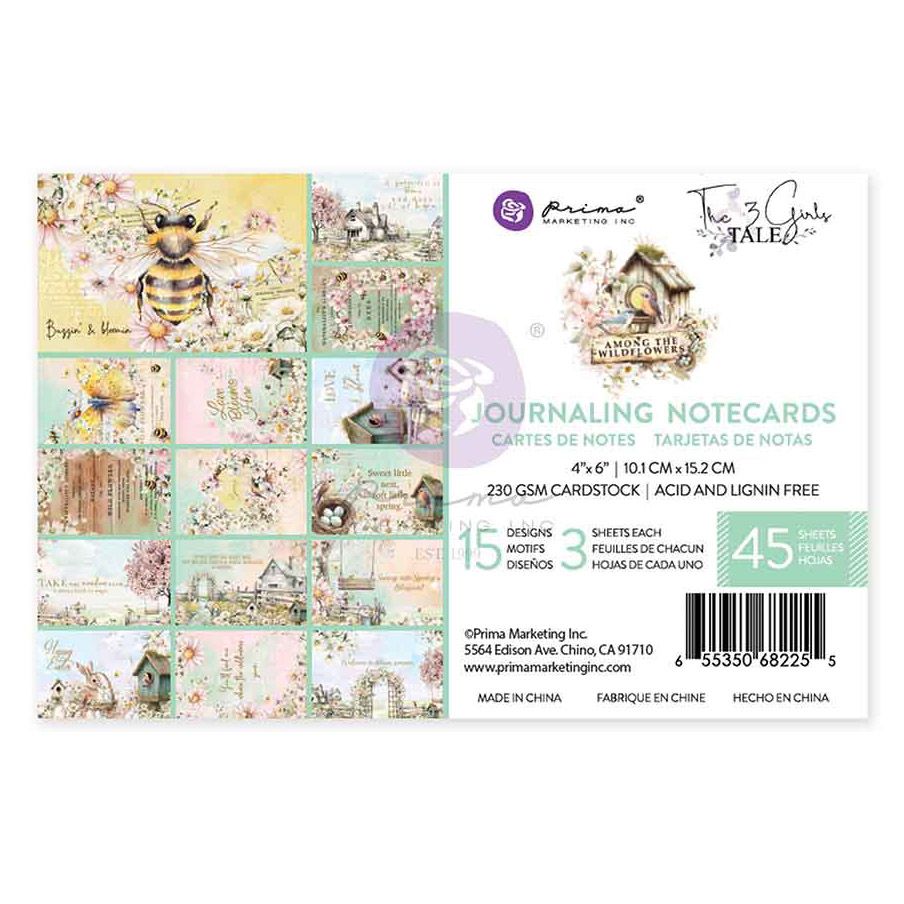 Prima Marketing Among the Wildflowers 6X6 Paper Pad