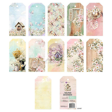 Prima Marketing Among the Wildflowers Tag Pad 40/PKG