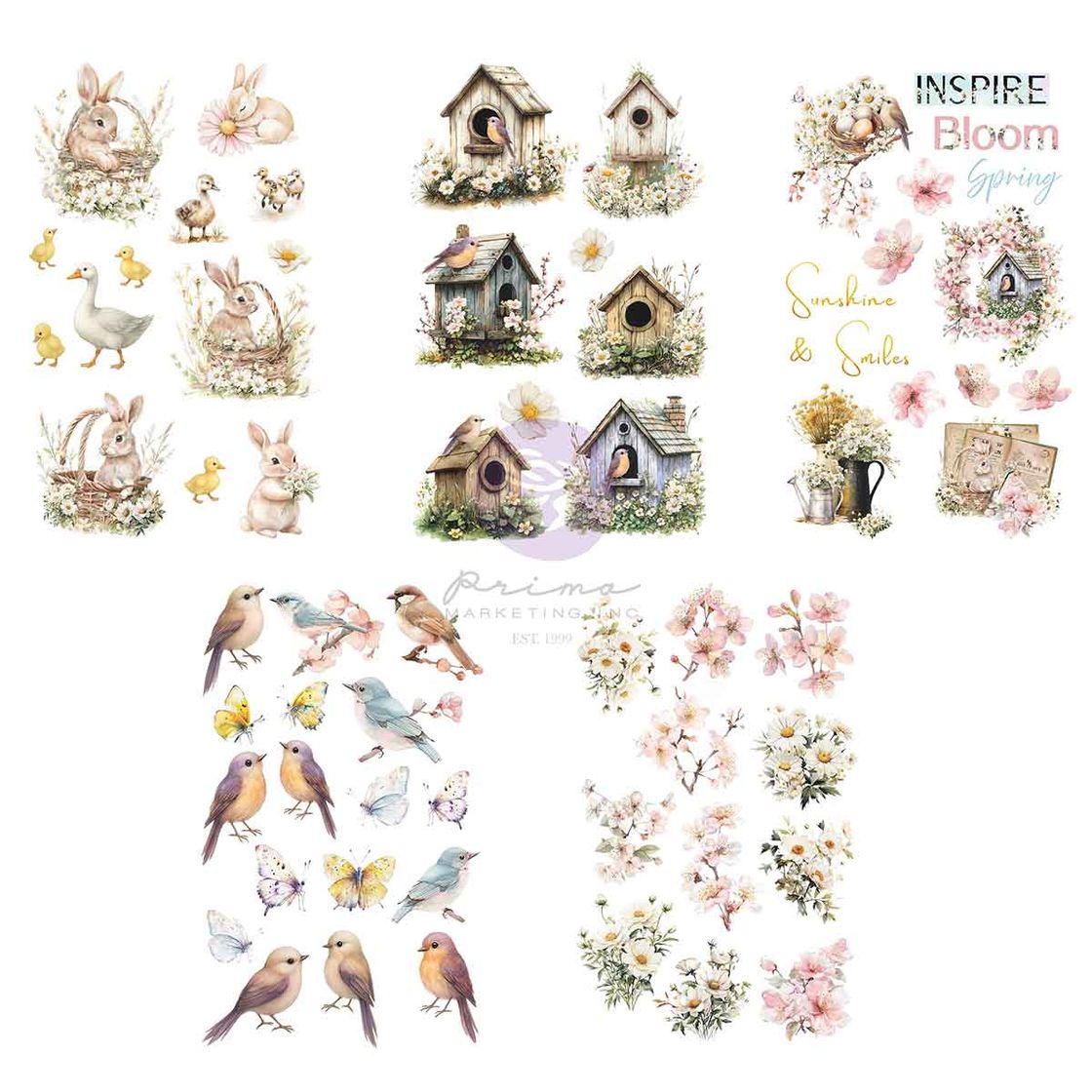 Prima Marketing Among the Wildflowers Sticker Pack