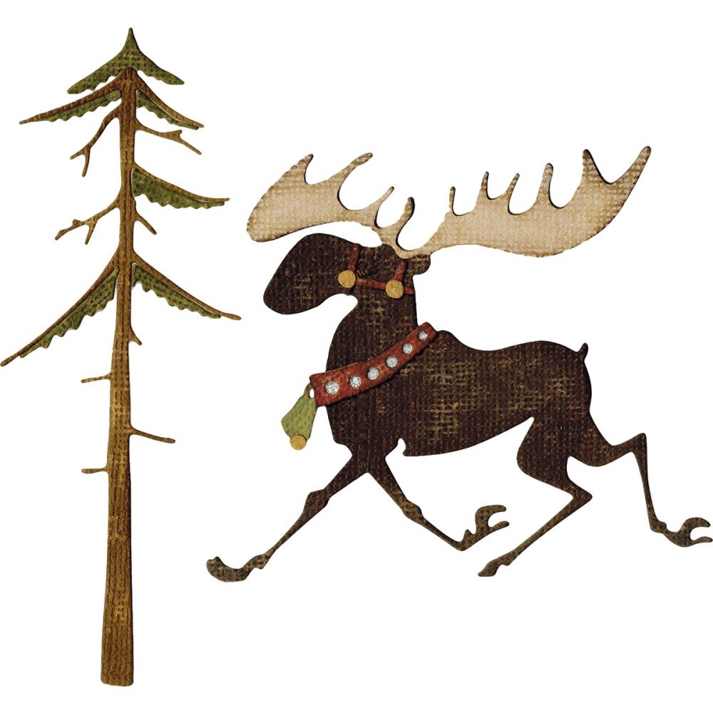 Sizzix Merry Moose Die By Tim Holtz