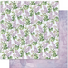 Paper Rose Petals & Pansies Basics B 12X12 Paper