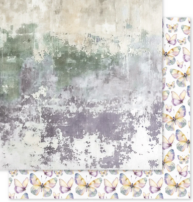 Paper Rose Petals & Pansies Basics C 12X12 Paper