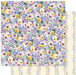Paper Rose Petals & Pansies Basics F 12X12 Paper