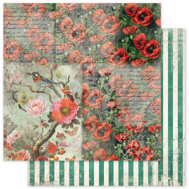 Paper Rose Portraits in Bloom Basics B 12X12 Paper
