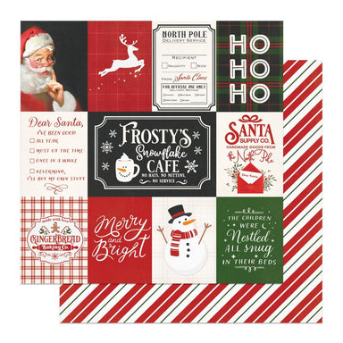 Photoplay Holly & Ivy Santa Supply Co. 12X12 Paper