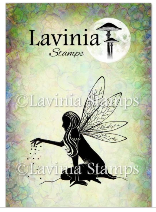 Lavinia Fairy Dust Silhouette Clear Stamp