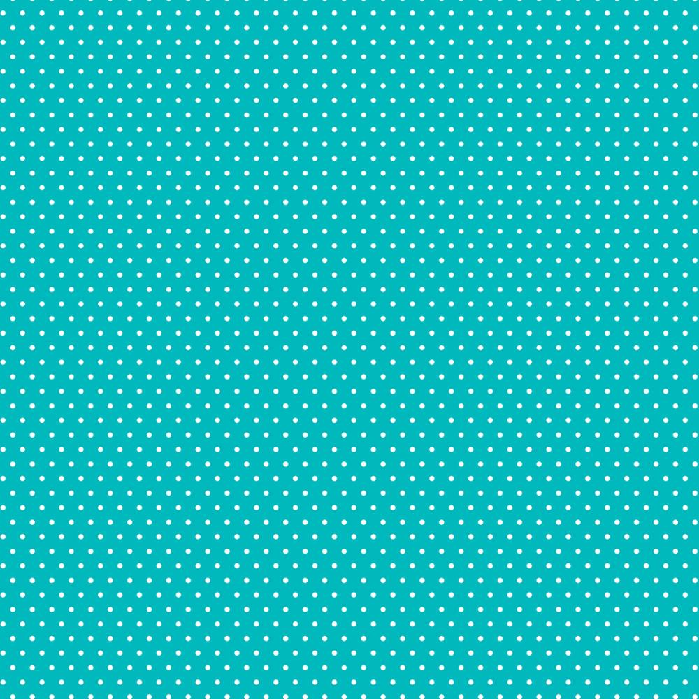 Coordinations Cardstock Small Dot Teal (Single Sided)