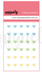 Uniquely Creative Dew Drop Heart Stickers - Luminous