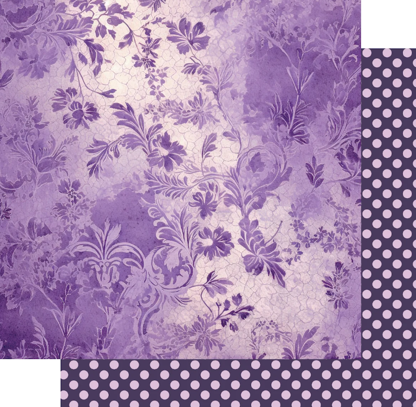 Uniquely Creative Ultraviolet Delight Magical Mauve 12X12 Paper