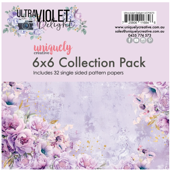 Uniquely Creative Ultraviolet Delight 6X6 Collection Pack