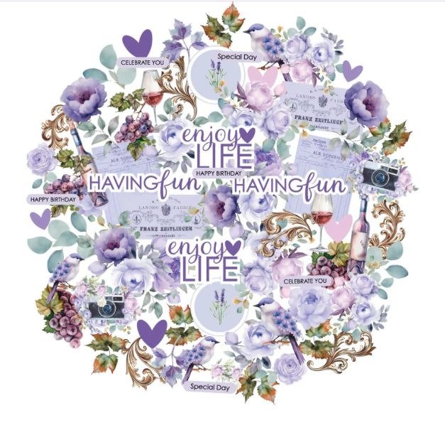Uniquely Creative Ultraviolet Delight Creative Cuts