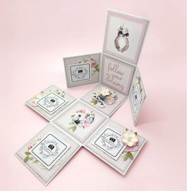 Uniquely Creative White Memory Box Folio