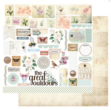 Uniquely Creative Floral Archives Documented Flora 12X12 Paper