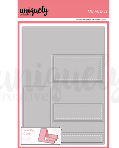 Uniquely Creative Side Stepper Card Die