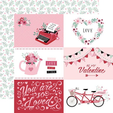 Echo Park Valentine's day 6X4 Journaling Cards