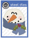 Impression Obsession Snowman in Scarf Die