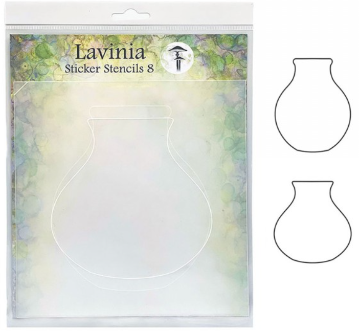 Lavinia Sticker Stencils 8 Terrarium Collection