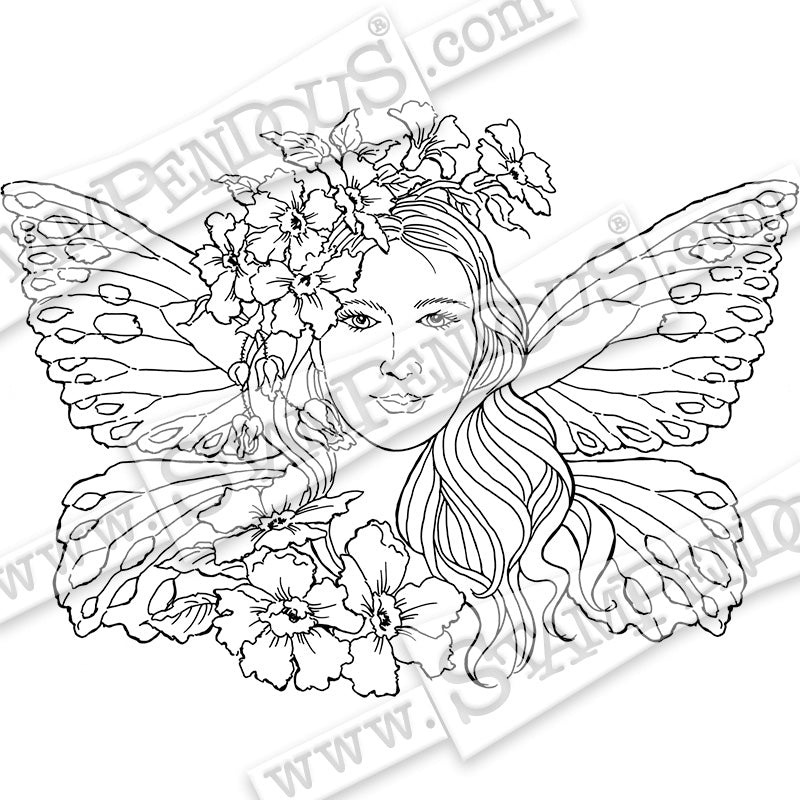 Stampendous Fairy Wings Cling Stamp