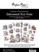 Paper Rose Lavender & Roses Ephemera Embossed Die Cuts