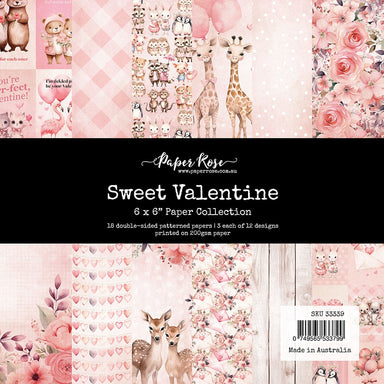 Paper Rose Sweet Valentine 6X6 Paper Pad