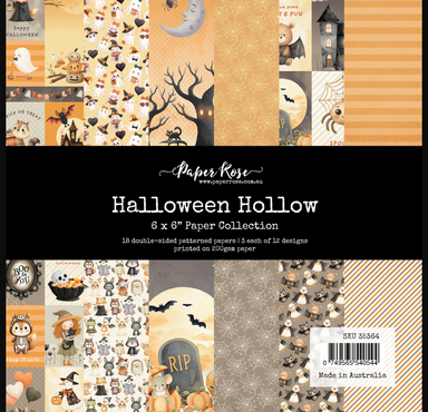 Paper Rose Halloween Hollow 6X6 Paper Collection