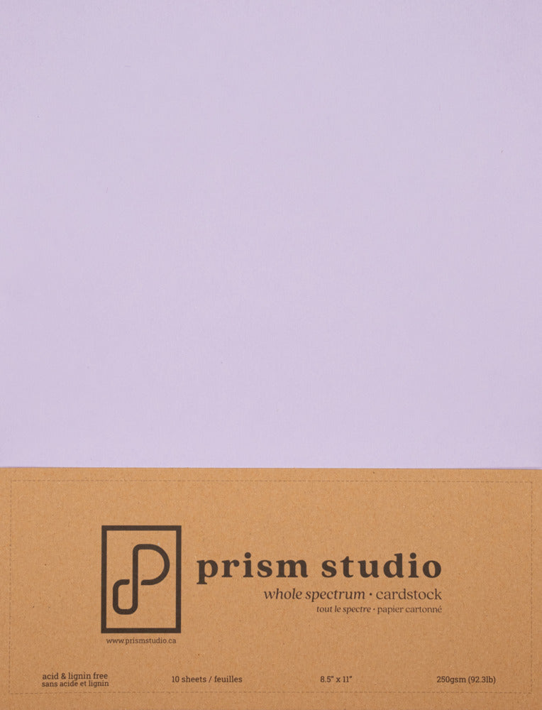 Prism Studio Wisteria 8.5x11" Cardstock 10 Pce