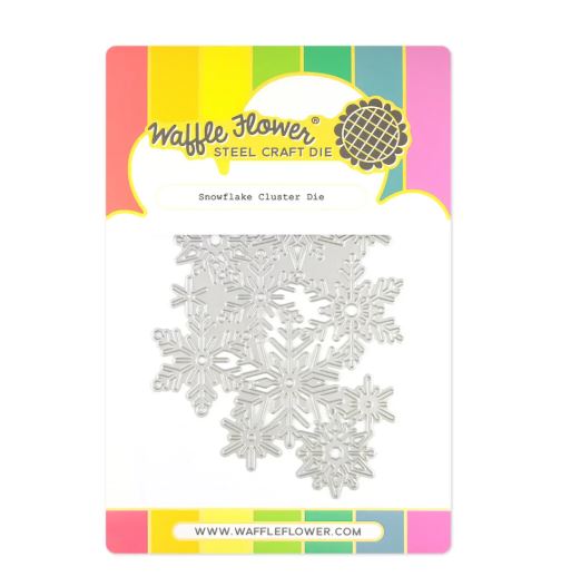 Waffle Flower Snowflake Cluster Die