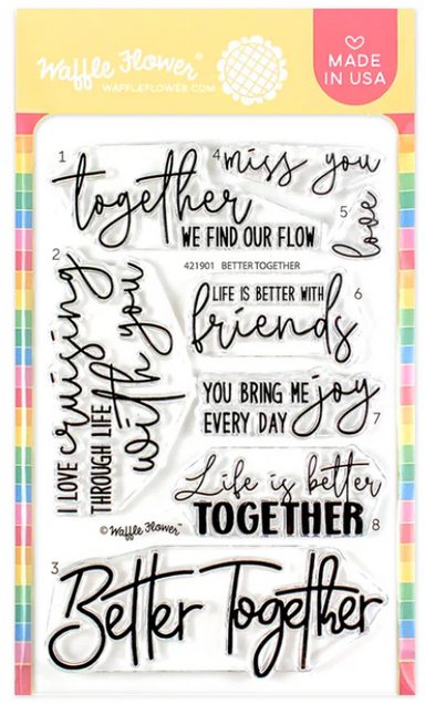 Waffle Flower Better Together Stamp Set