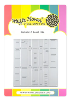 Waffle Flower Bookshelf Panel Die