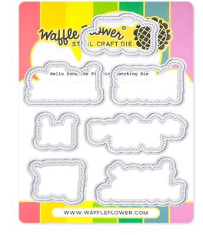 Waffle Flower Hello Sunshine Piercing Matching Dies