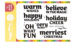 Waffle Flower Warm Wishes Stamp Set