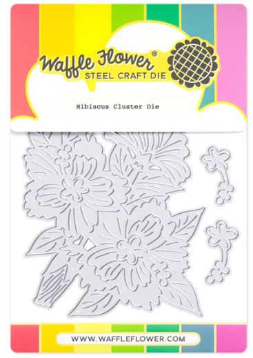 Waffle Flower Hibiscus Cluster Die