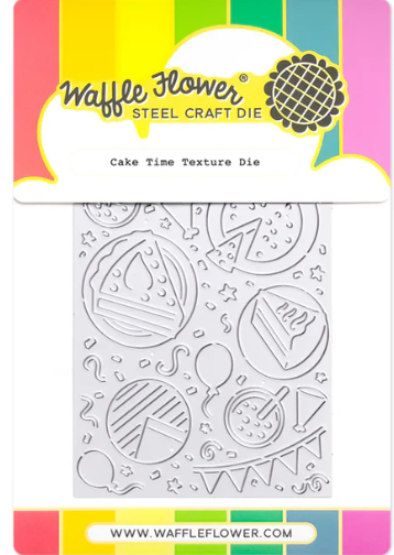 Waffle Flower Cake Time Texture Die