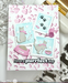 Waffle Flower Postage Collage Cat Silhouette Die