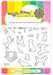 Waffle Flower Postage Collage Dog Silhouettes Die